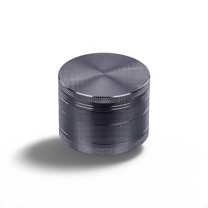 Molinillo Negro 2.5" de Aleación de Zinc – Grinder Metálico para Flor de Cannabis