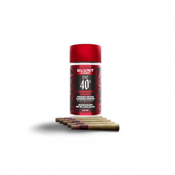 Stiiizy 40's Blunt Multipack (5 de 0.5g c/u)- Strawberry Caugh desde Los Angeles, California.