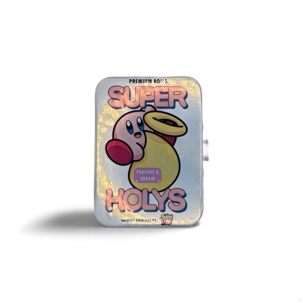 Peaches and Cream Indica – 5 Prerollados con Kief y Resina | Dulzura Suave y Relajación Profunda