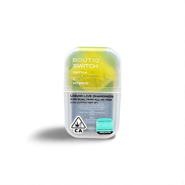 Pods desechables de 2 g – Sativa Pink Pineapple + Hybrid Cherry Chem. Producto premium desde  Los Ángeles, California.