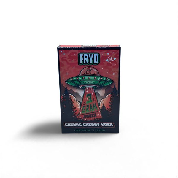 Fryd Pods 3g + 5 Gomitas – Cosmic Cherry Kush  Potencia, sabor y versatilidad desde Los Ángeles, California