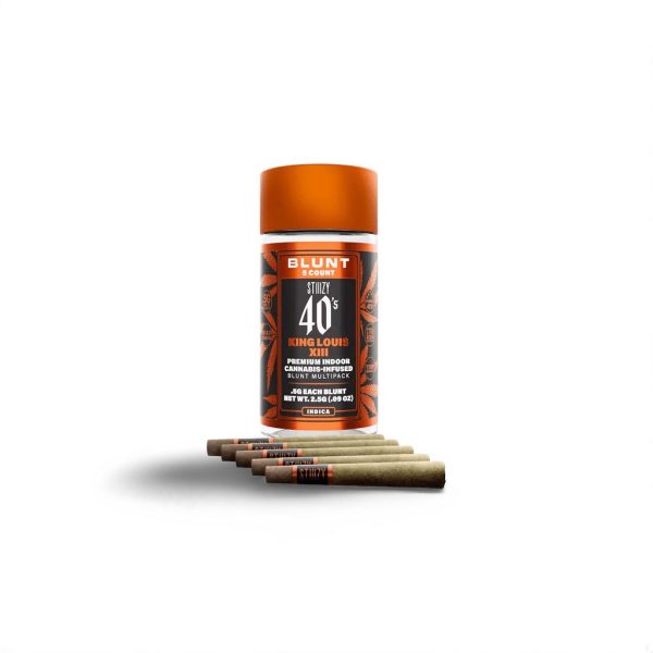 Stiiizy 40s Blunt - Multipack 5 de 0.5g - Neto 2.5gr - King Louis XIII