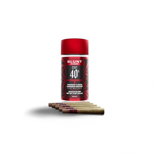 Stiiizy 40s Blunt Multipack – Watermelon Z (Sativa | 5 x 0.5 g | Total 2.5 g) – Desde Los Ángeles, California