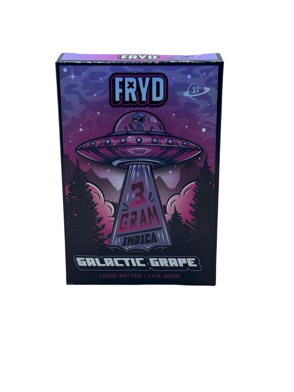 Fryd Pods 3g + 5 Gomitas – Galactic Grape  Sabor cósmico desde Los Ángeles, California