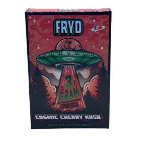 Fryd Pods 3g + 5 Gomitas – Cosmic Cherry Kush  Potencia, sabor y versatilidad desde Los Ángeles, California