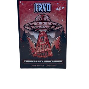 Fryd Pods 3g + 5 Gomitas – Strawberry Supernova  Explosión frutal cósmica desde Los Ángeles, California