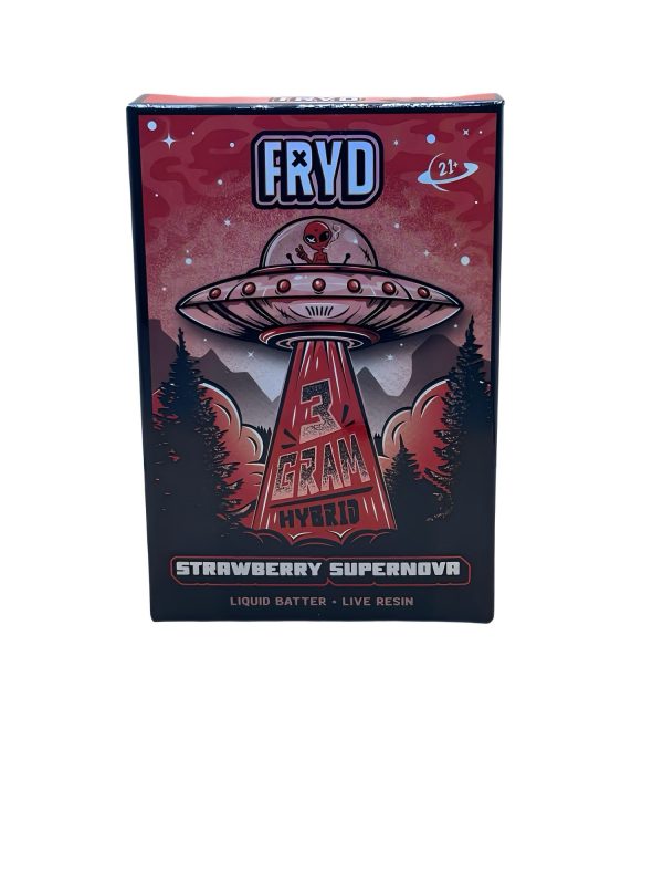 Fryd Pods 3g + 5 Gomitas – Strawberry Supernova  Explosión frutal cósmica desde Los Ángeles, California