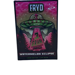 Fryd Pods 3g + 5 Gomitas – Watermelon Eclipse  Sabor oscuro, dulce y celestial – directo desde Los Ángeles, California